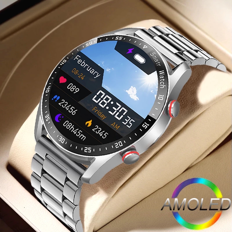 Smartwatch Face - ECG + PPG Bluetooth Oproep Smart