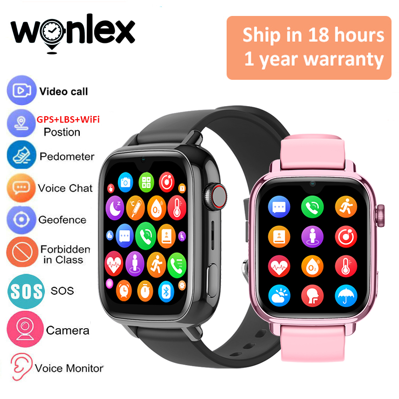 Smartwatch Store - Wonlex KT34 Smartwatch voor kinderen 4G