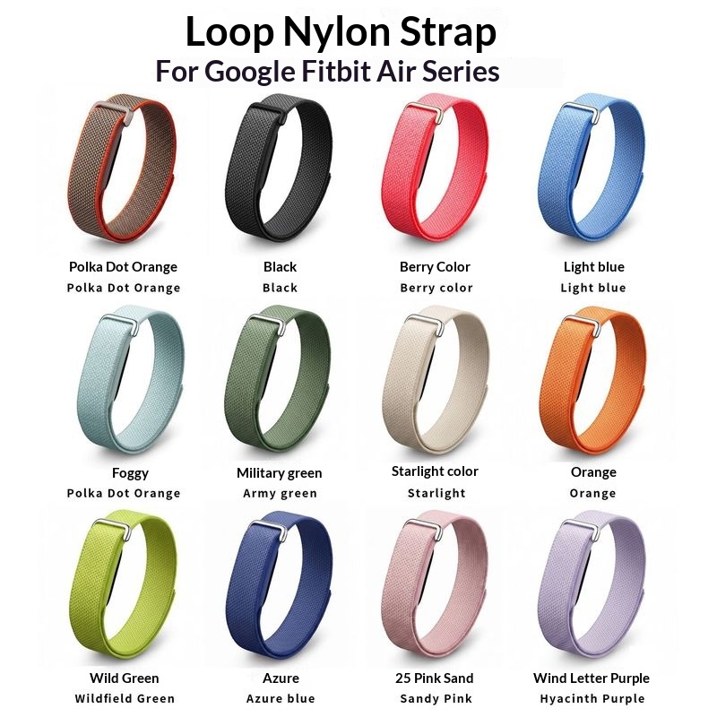 Sport Loop Strap - NIEUW Voor Google Fitbit Air Nylon