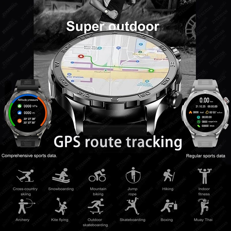 Nieuwe GPS Track Smartwatch He - Smartwatch Face recensie en prijs