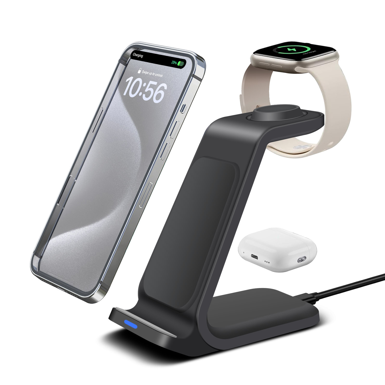 3-in-1 laadstation voor iPhone - Smartwatch X recensie en prijs