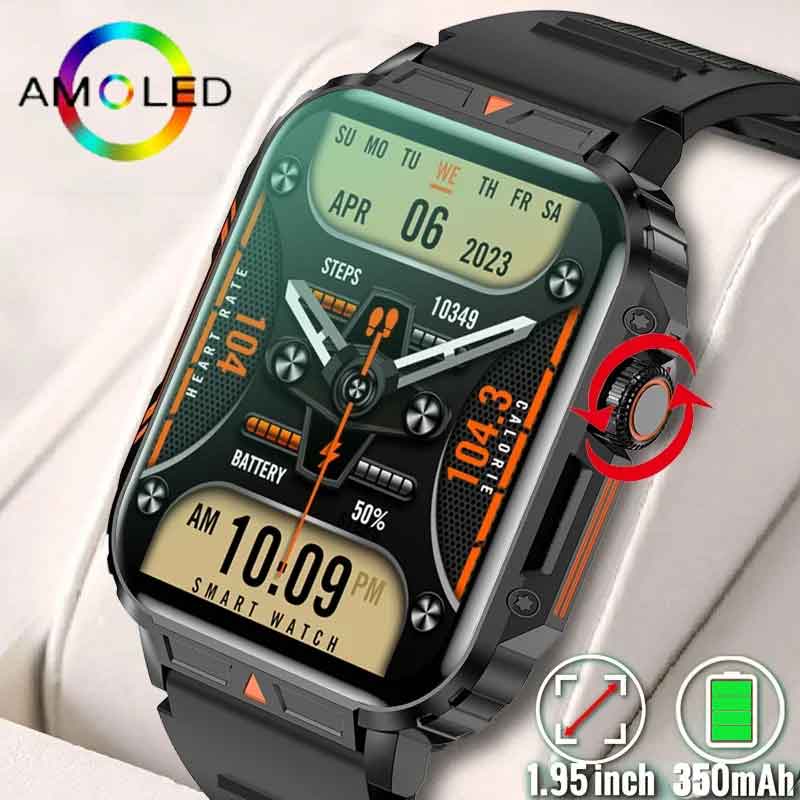 1.91 Outdoor Militaire Smart W - Smartwatch Face recensie en prijs