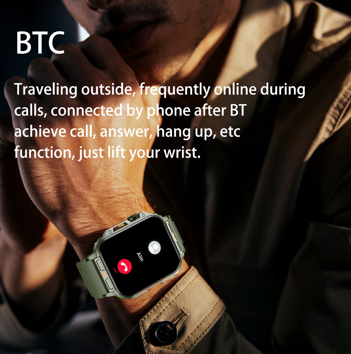 1.91 Outdoor Militaire Smart W - Smartwatch Face recensie en prijs