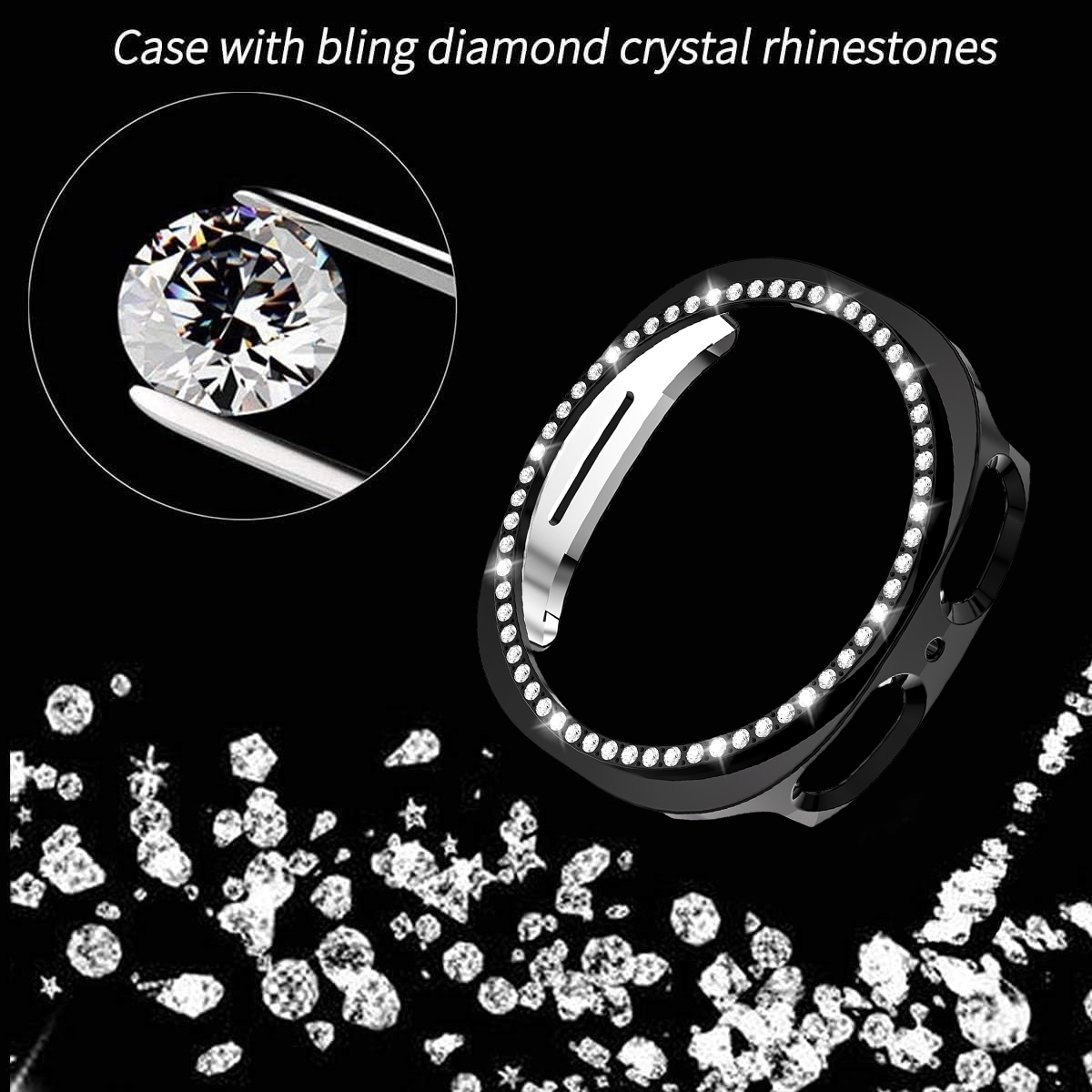 Diamond Bling PC-hoesje voor S - Samsung Smartwatch Accessories recensie en prijs