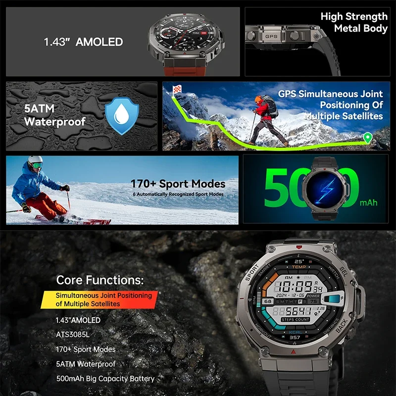 2026 Nieuwe Militaire DM58 GPS - Smartwatch Store recensie en prijs