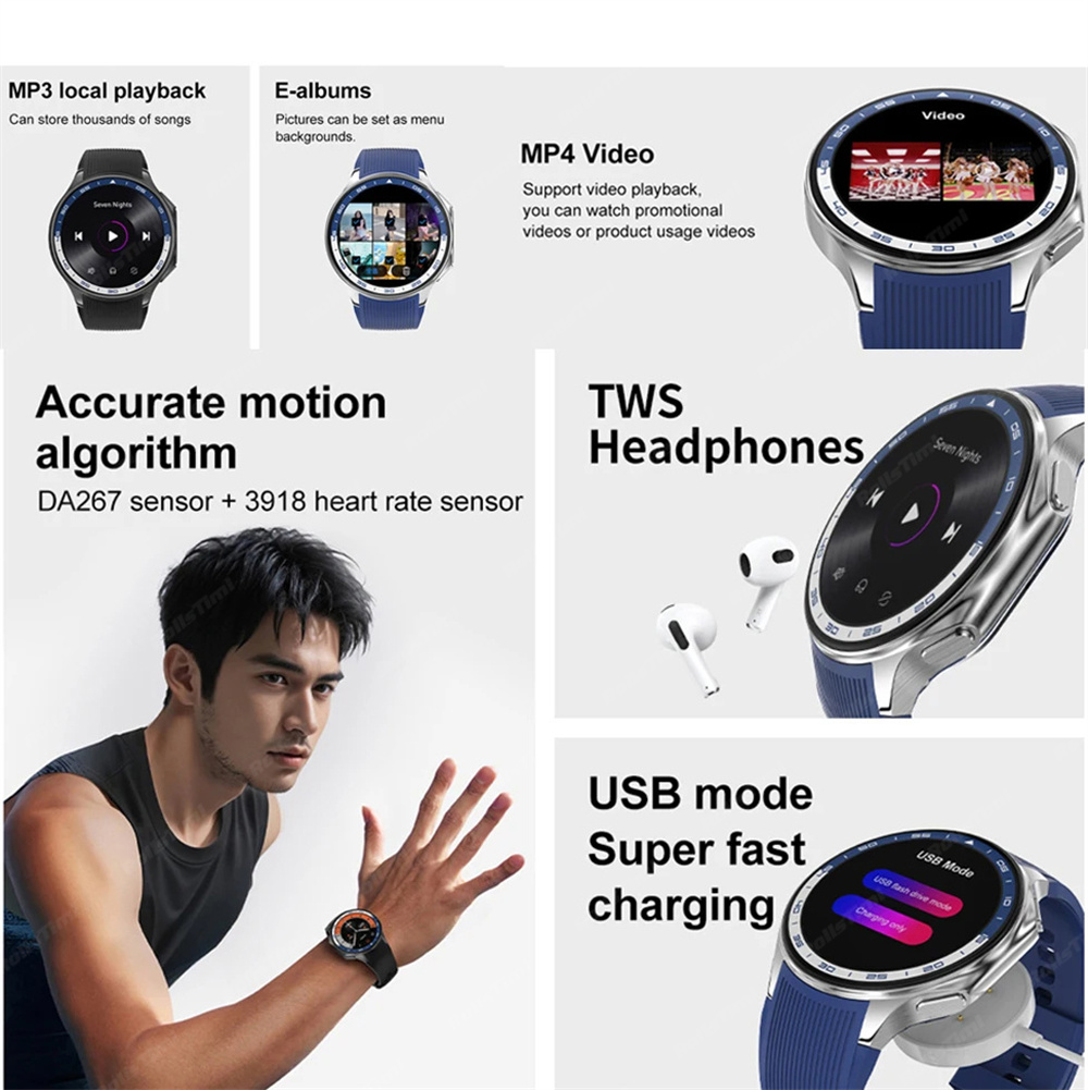1.43 AMOLED Smart Horloge 3D S - Smartwatch X recensie en prijs