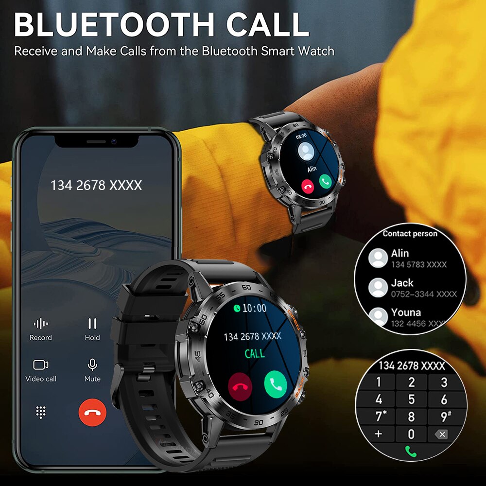 MEVADEN Steel 1.39 inch Heren  - Smartwatch Face recensie en prijs