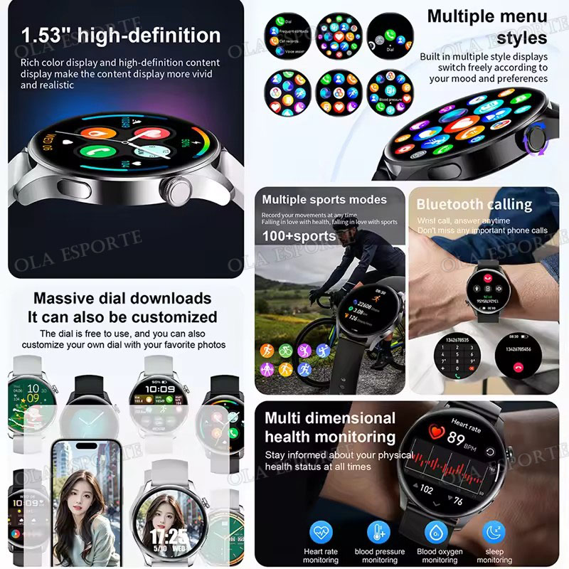 Nieuwe Smartwatch voor Heren e - Smartwatch Face recensie en prijs