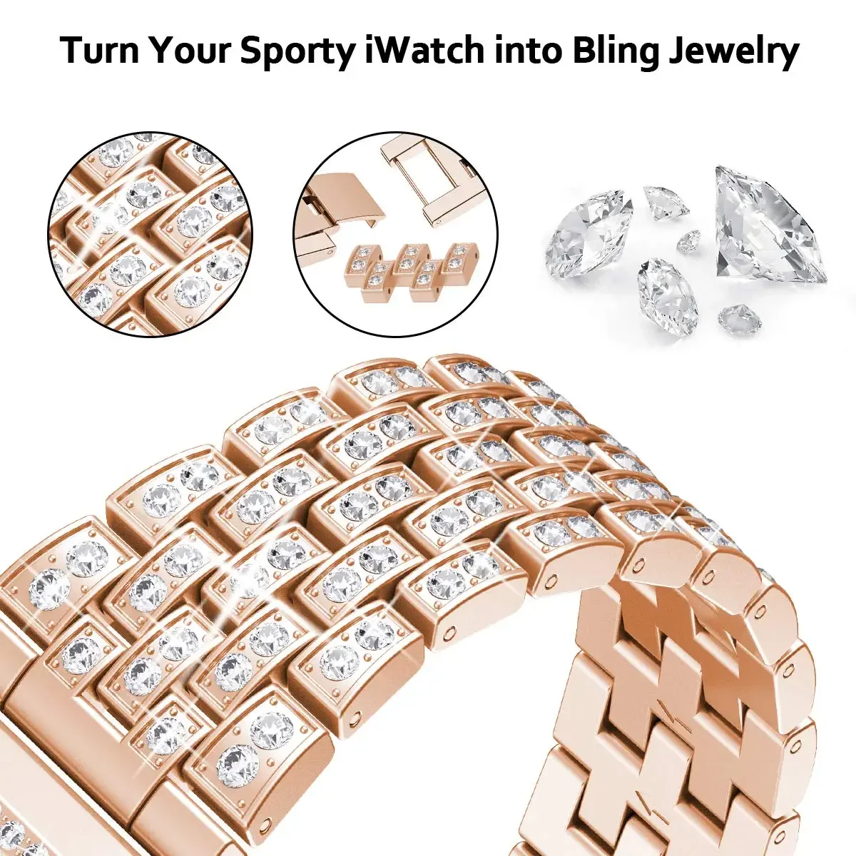 Diamanten band voor Samsung Ga - Titan Smartwatch Accessories recensie en prijs