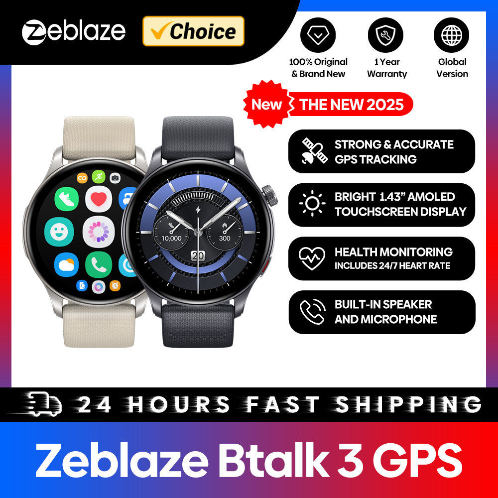 Nieuwe Zeblaze Btalk 3 GPS Sma - Smartwatch X recensie en prijs