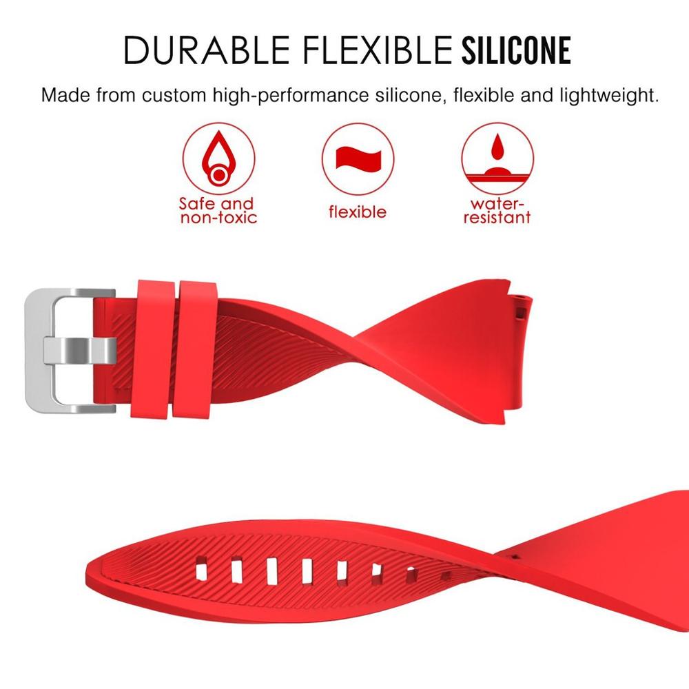 22Mm Siliconen Band Voor Realm - Fossil Smartwatch Accessories recensie en prijs