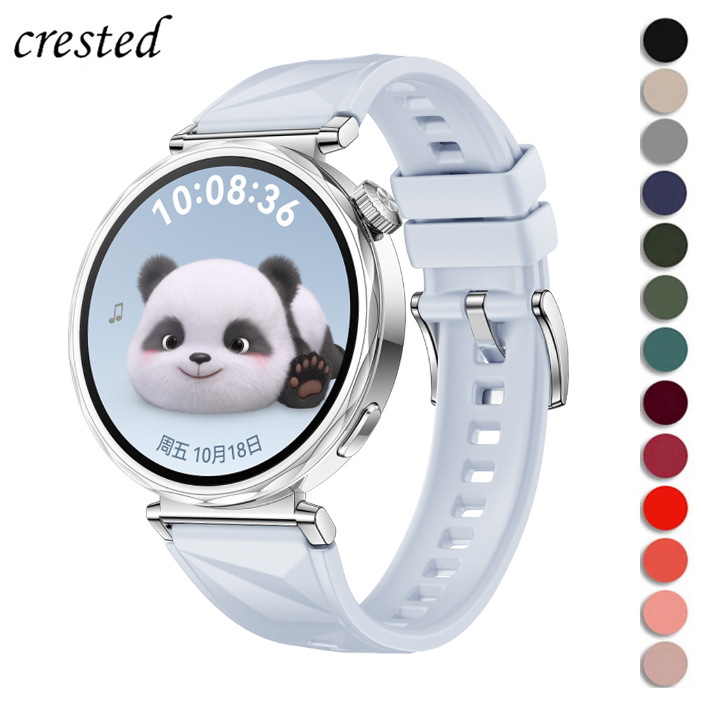 18mm/22mm Siliconen Band Voor  - Titan Smartwatch Accessories recensie en prijs