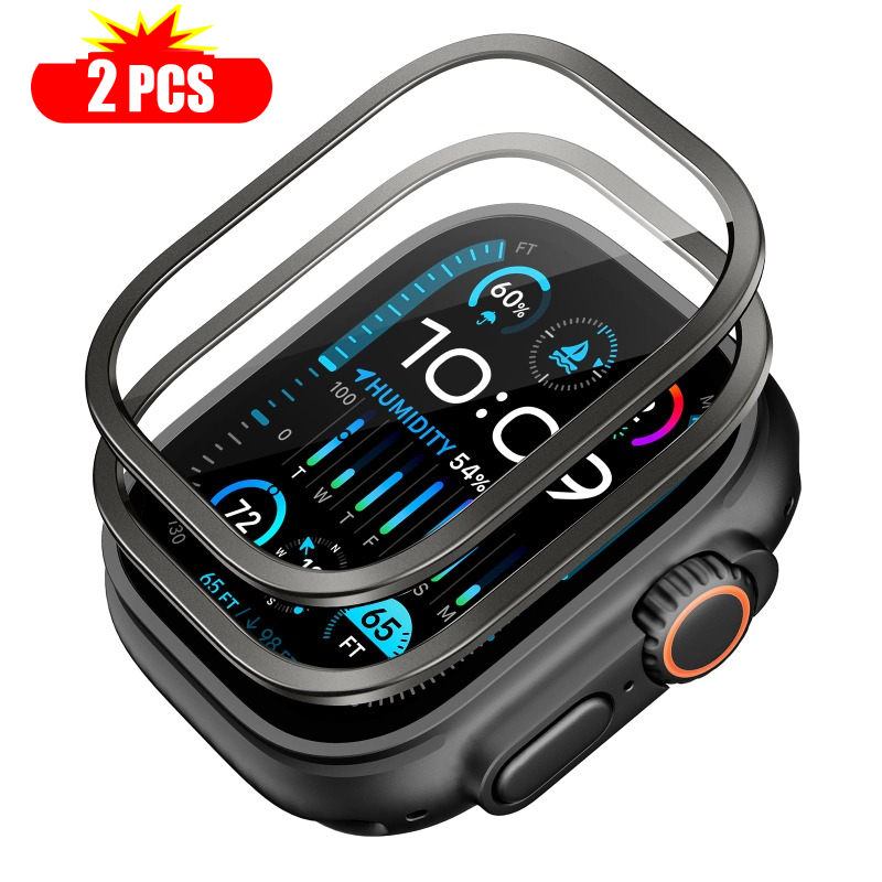2 stuks Gehard Glas voor Apple - Smartwatch Straps & Accessories recensie en prijs