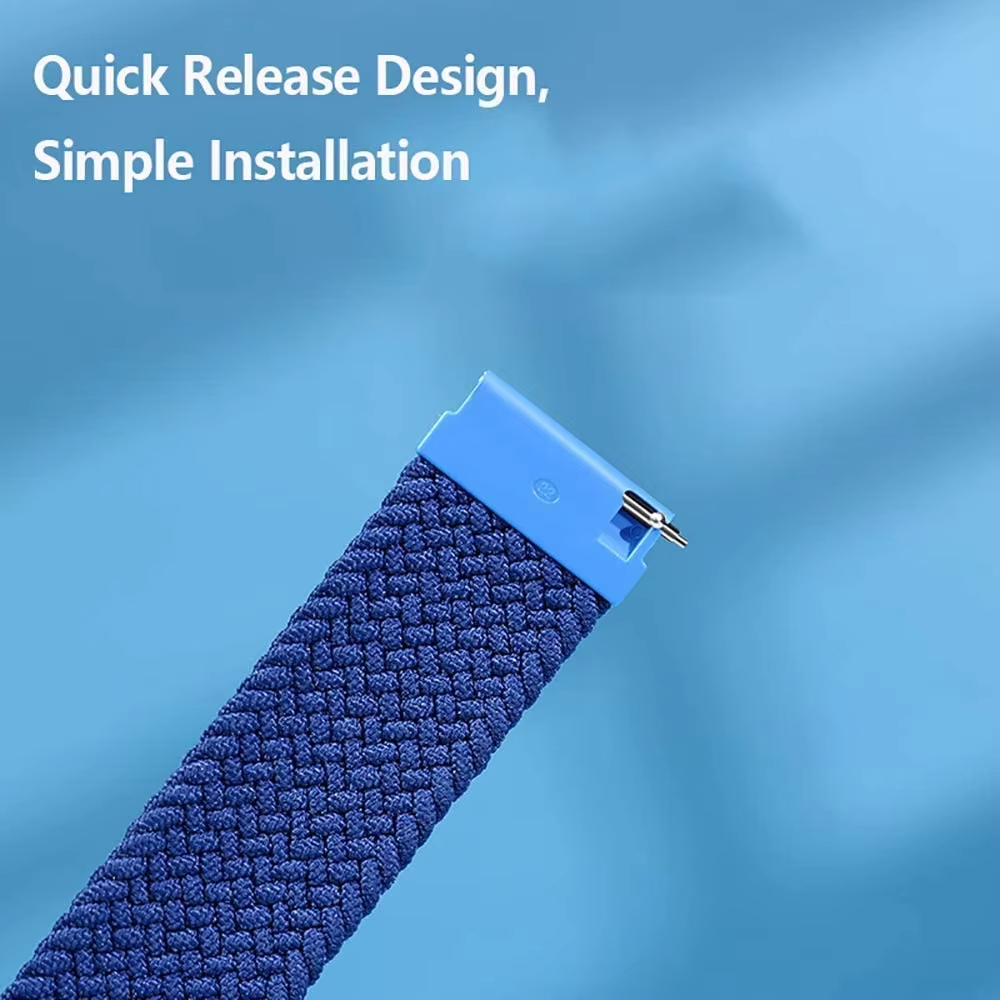 22 mm horlogebanden Nylon gevl - Titan Smartwatch Accessories recensie en prijs