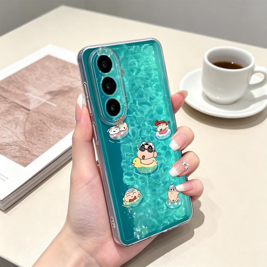 Gele paraplu jongen telefoonho - Samsung Galaxy A55 recensie en prijs
